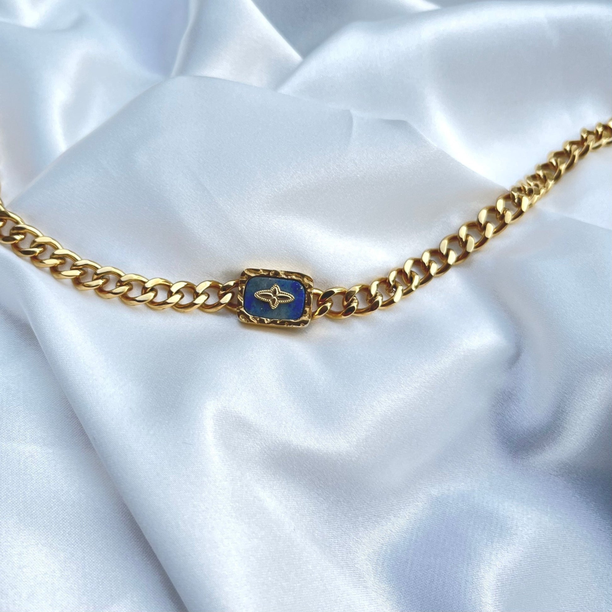 COLLIER LIVIA - LAPIS LAZULI - GIOIELLI STELLARI